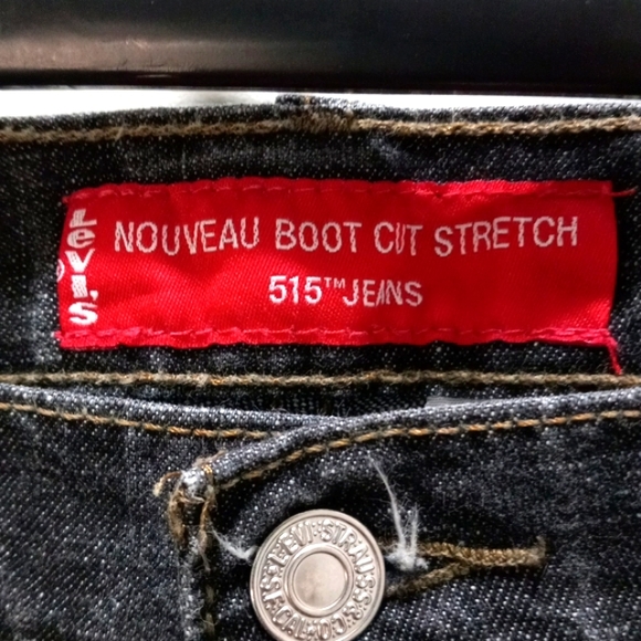 Levi's Nouveau Boot Cut Stretch 515 Jean Size 6 mis - Picture 3 of 7